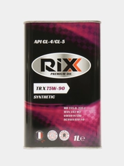 Трансмиссионное масло RIXX TR X SAE 75W-90 API GL-4/5, 4 литра