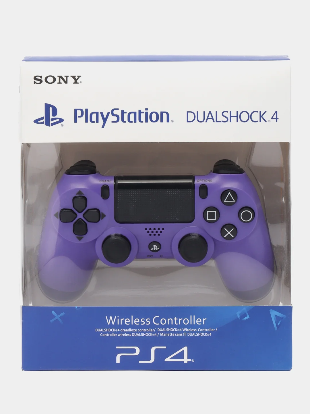 Фиолетовый беспроводной джойстик (геймпад) для Playstation 4 (PS4)