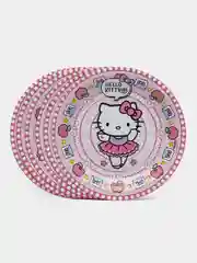 Hello Kitty. Набор бумажных тарелок, 6 шт d=180 мм