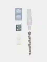 Жалюзи горизонтальные BRABIX 120х155 см, ПЛАСТИК, цвет белый, 606028
