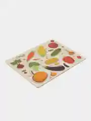 Рамка вкладыш Brauberg Kids, 665255, деревянная Монтессори, сортер для малышей Овощи