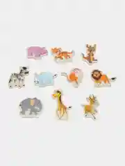 Рамка вкладыш Brauberg Kids, 665256, деревянная Монтессори, сортер для малышей Животные