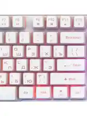 Прозрачный комплект игровая клавиатура Dialog KMGK-1707U, мышь с подсветкой, игровой набор