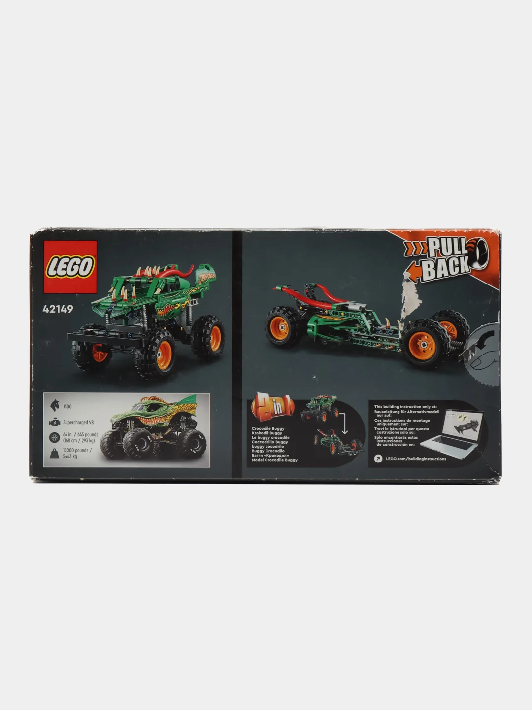 Конструктор LEGO Technic 42149 Монстер Джем Дракон