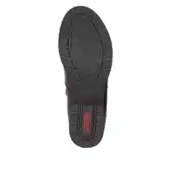 Бордовый полусапоги женские зимние Rieker