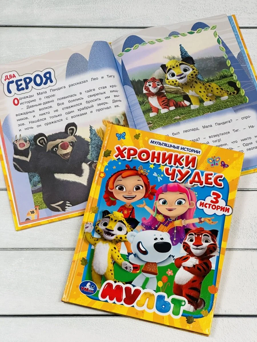 Книга в твердом переплете Хроники чудес Мультяшные истории