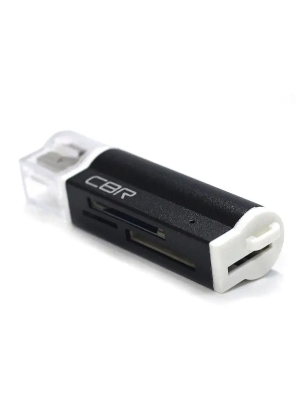 Картридер (card reader) USB 2.0 синий / черный