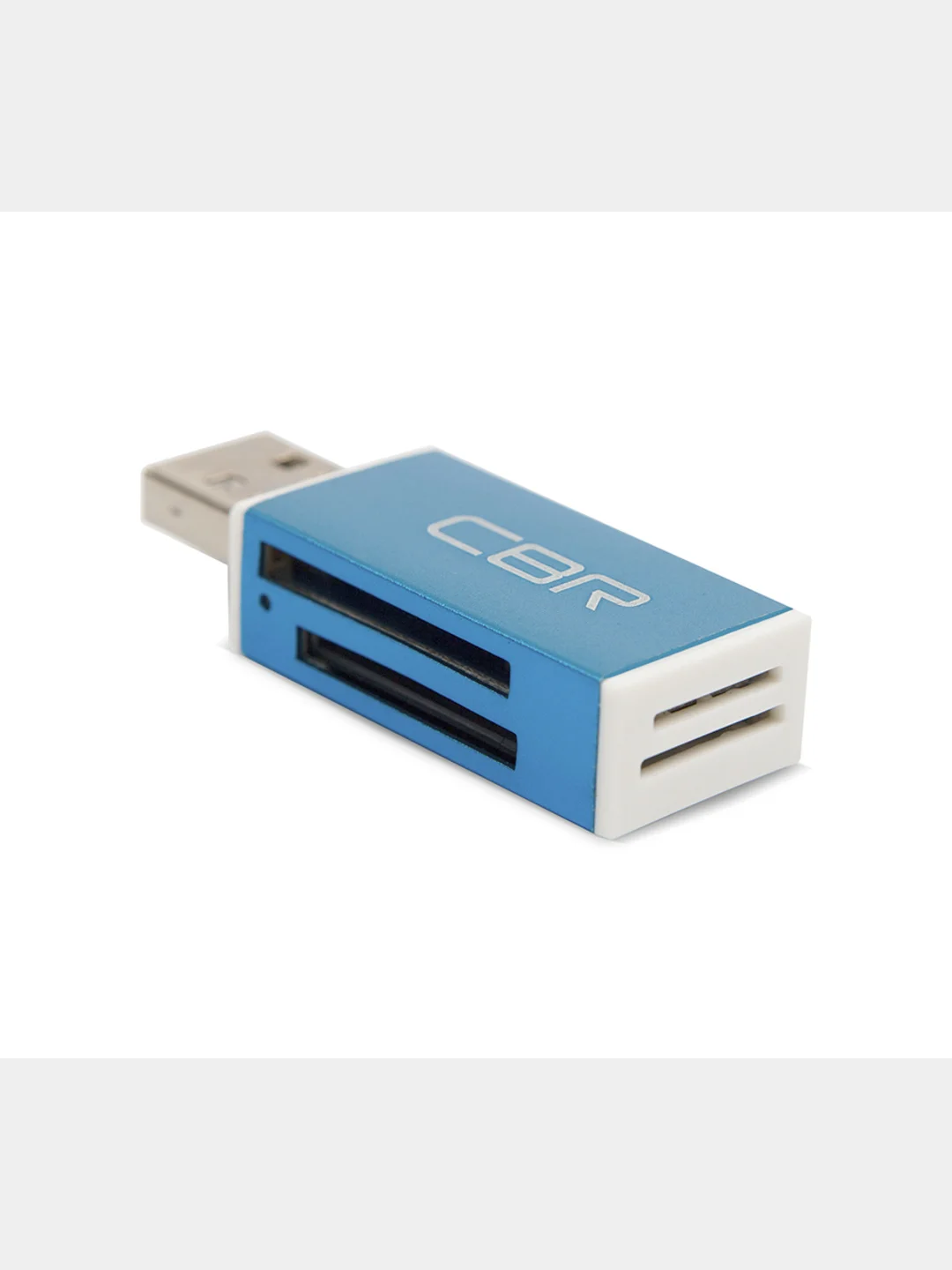 Синий картридер (card reader) USB 2.0 синий / черный