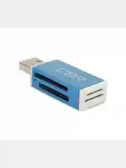 Синий картридер (card reader) USB 2.0 синий / черный
