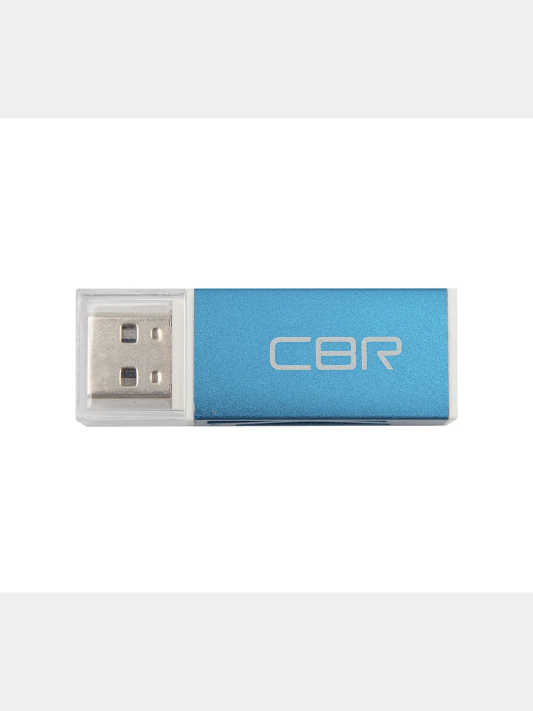 Синий картридер (card reader) USB 2.0 синий / черный