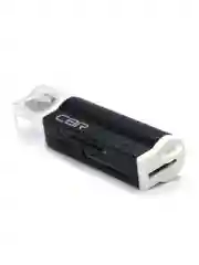 Черный картридер (card reader) USB 2.0 синий / черный