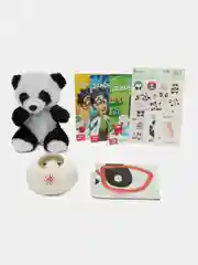 Подарок для ребёнка от 5-9 лет. Мягкая игрушка,ночник, шар- панда, брызгалка