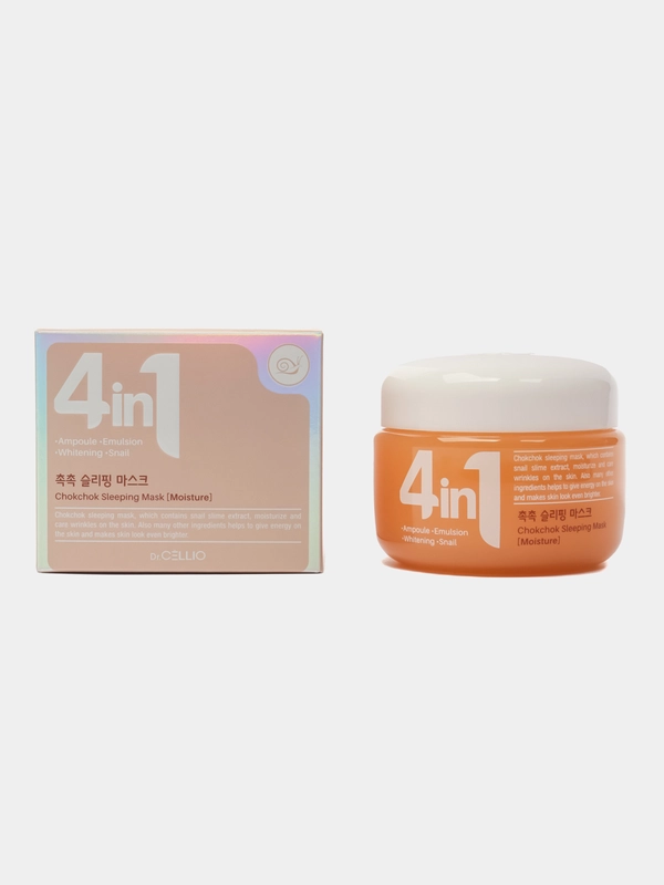 Маска для лица ночная с муцином улитки Dr.CELLIO Dr.G50 4 IN 1 (Snail) 70 мл