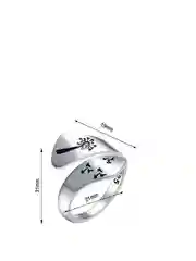 Серебряный женское кольцо