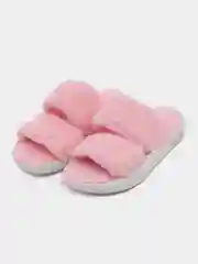 Розовый тапочки домашние открытые женские, размеры 37-42