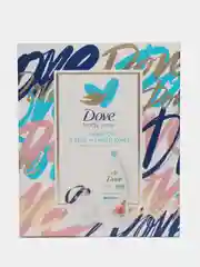 DOVE Подарочный набор Нежное очищение: Крем-гель для душа Инжир и Апельсина 250мл+Мочалка