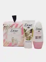 Dove Набор подарочный С любовью для вас, крем для рук, 50 мл + роликовый дезодорант, 50 мл