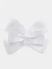 Белый школьные банты