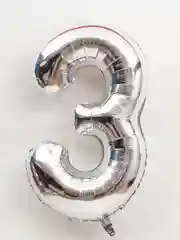 Серебряный воздушный шар цифра, 40 дюймов