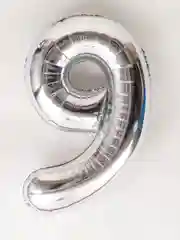 Серебряный воздушный шар цифра, 40 дюймов