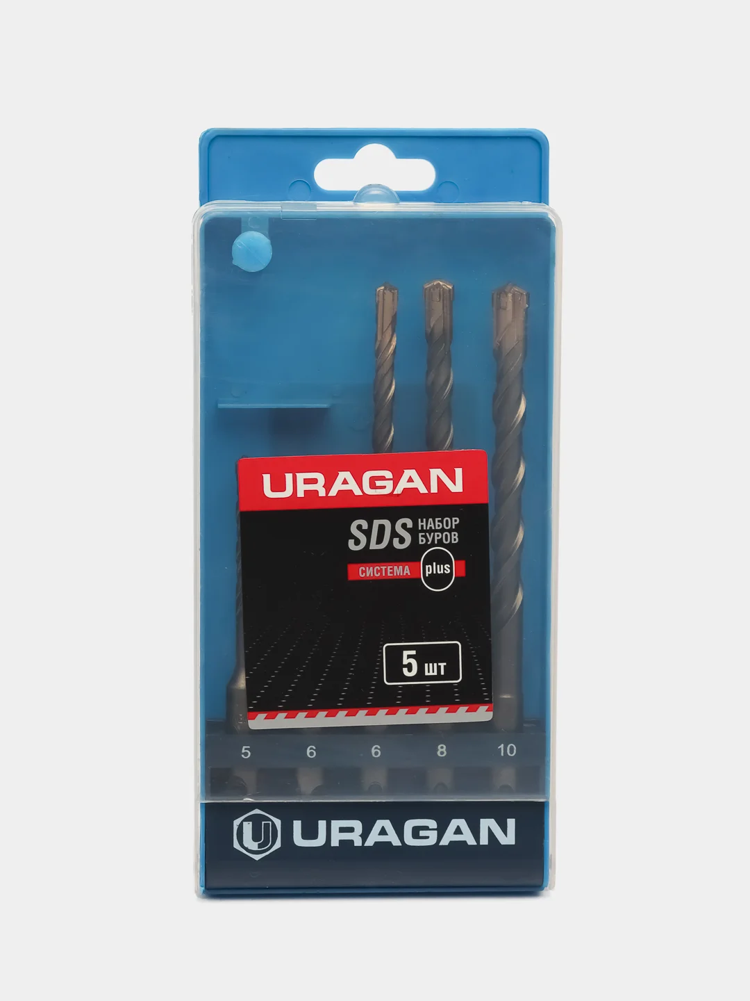 Набор SDS-plus буров URAGAN 5 шт (901-25554-H5)
