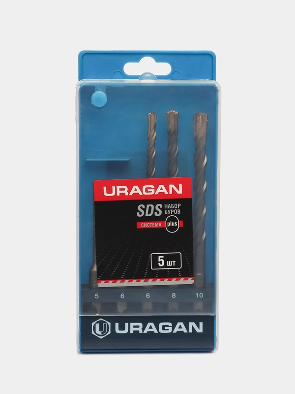 Набор SDS-plus буров URAGAN 5 шт (901-25554-H5)