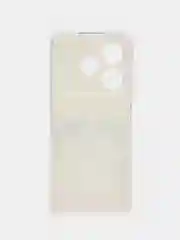 Желтый чехол на Tecno Pova 6 Neo / Техно Пова 6 Нео прозрачный, с принтом, защита камеры