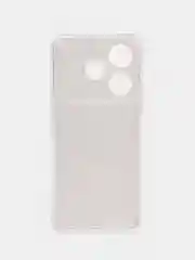 Пурпурный чехол на Tecno Pova 6 Neo / Техно Пова 6 Нео прозрачный, с принтом, защита камеры