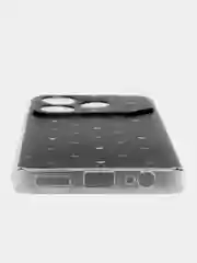 Черный чехол на Tecno Pova 6 Neo / Техно Пова 6 Нео прозрачный, с принтом, защита камеры