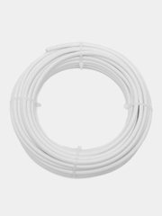 Кабель коаксиальный RG-6U, 75 Ом, белый, REXANT. 5м/10м/15м