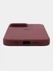 Бордовый чехол Silicone Case для iPhone 13Pro/ 13Pro Max, с закрытым низом