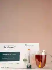 Чай черный TEATONE, с мятой, 100 стиков