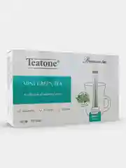 Чай зеленый TEATONE с мятой, 100 стиков 