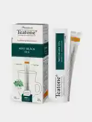 Чай черный TEATONE, с мятой, 15 стиков по 1,8 г