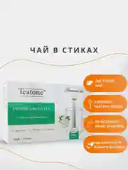 Чай зеленый TEATONE, аромат жасмина, 15 стиков по 1,8 г