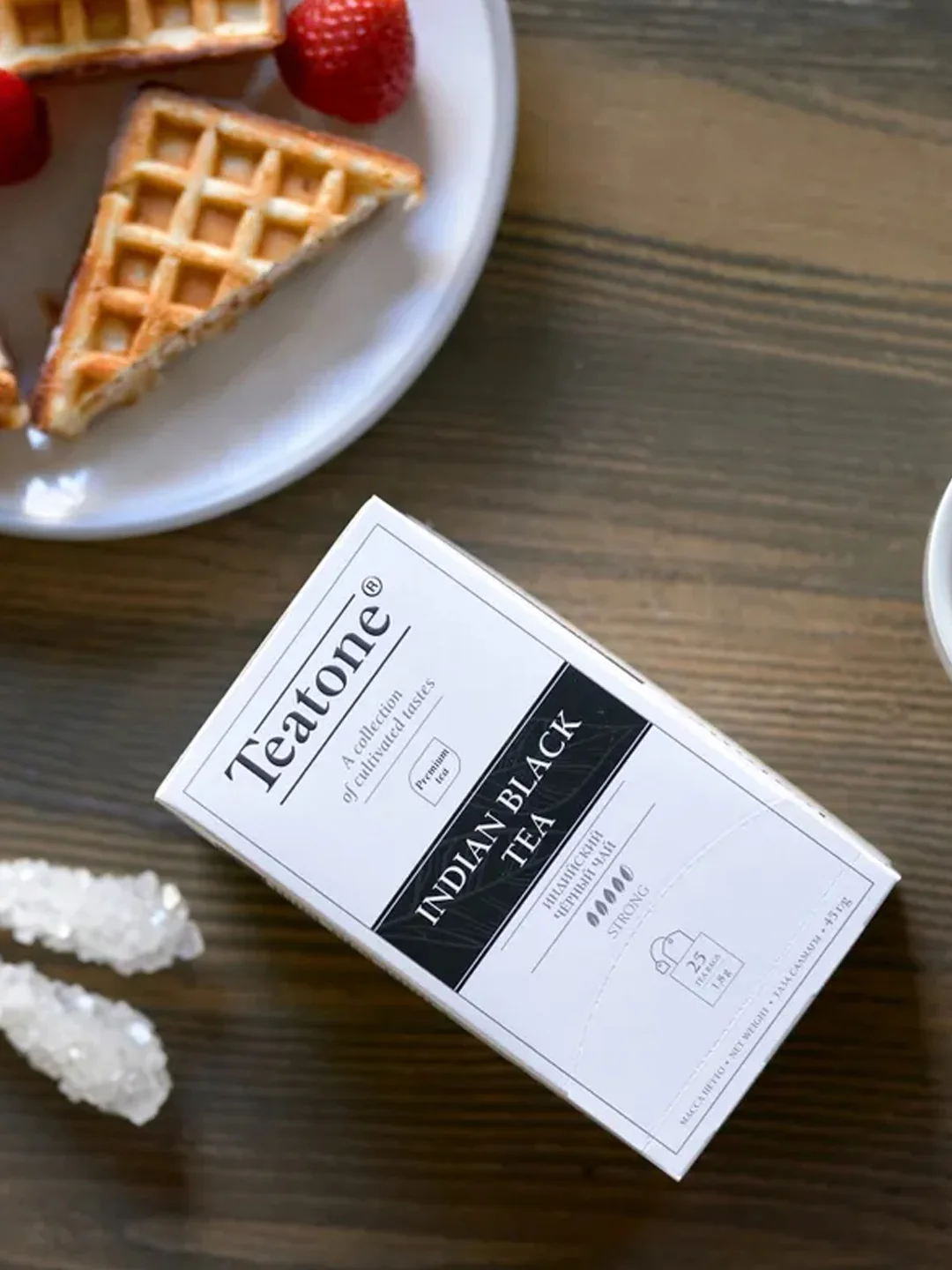 Чай черный TEATONE Индийский, TEATONE, 25 пакетиков по 1,8г