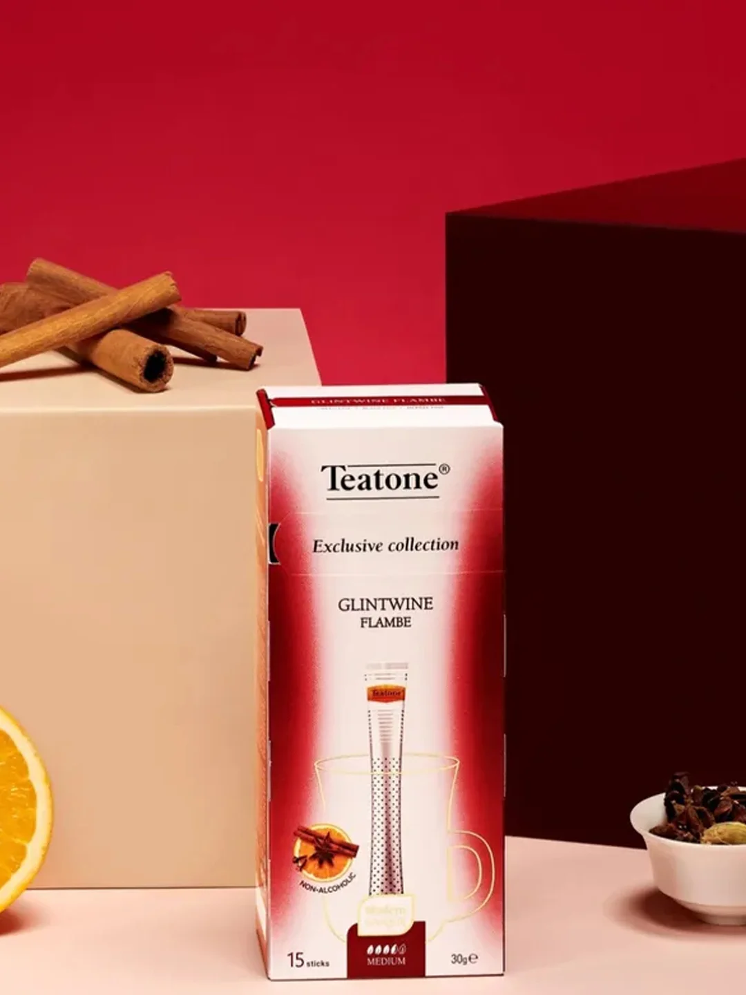Чайный напиток TEATONE Глинтвейн Exclusive, 100 стиков