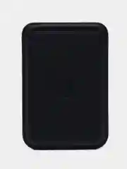 Хром картхолдер (визитница) MagSafe Leather Wallet для Apple iPhone с логотипом