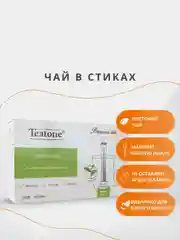 Чай зеленый TEATONE, 100 стиков