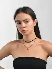 Черный чокер на шею, набор 10 шт