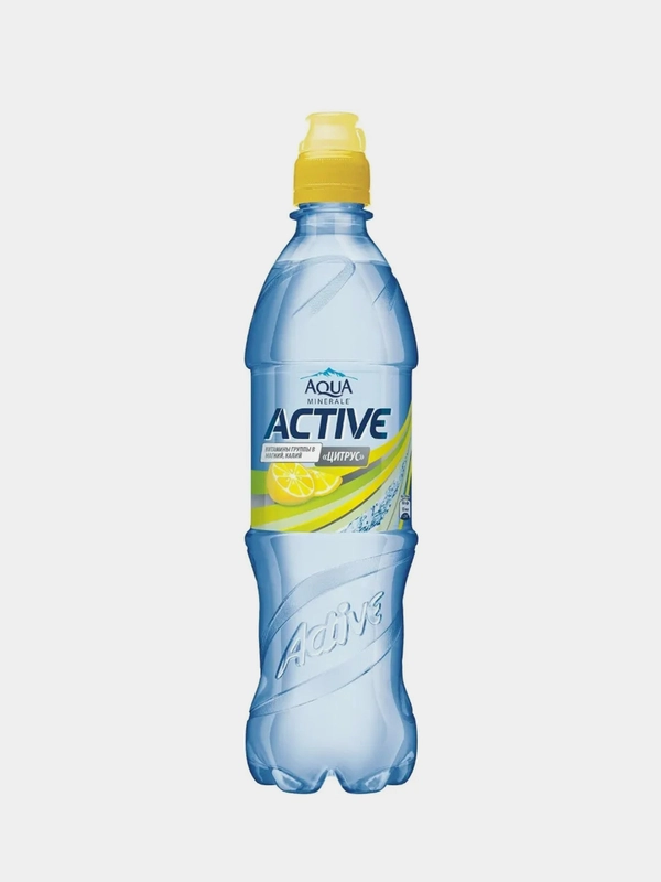 Напиток без газа AQUA MINERALE Active, цитрус, 0.5л