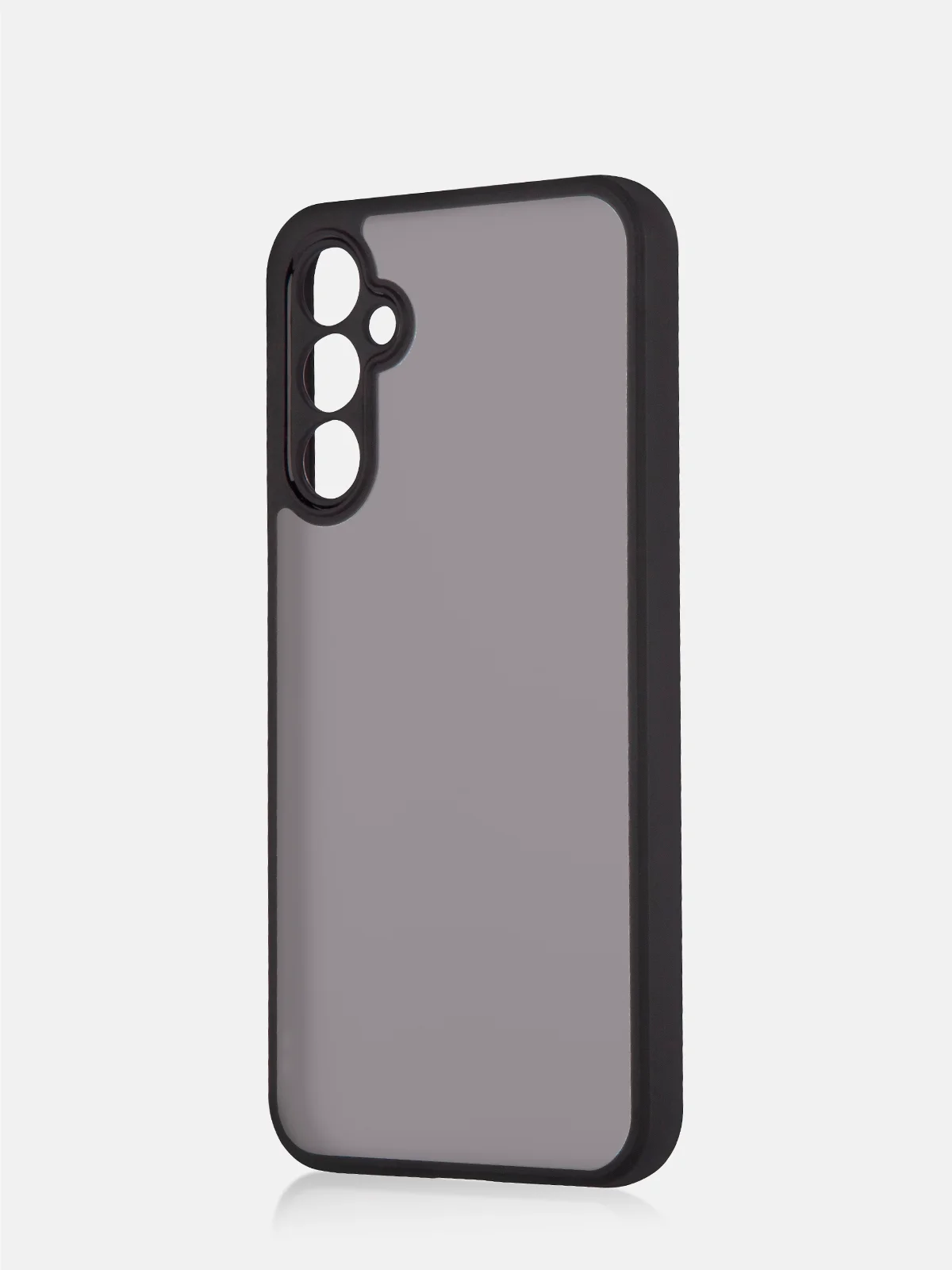 Черный чехол для Samsung Galaxy A34 пластиковый с силиконом ROSCO противоударный с защитой камер