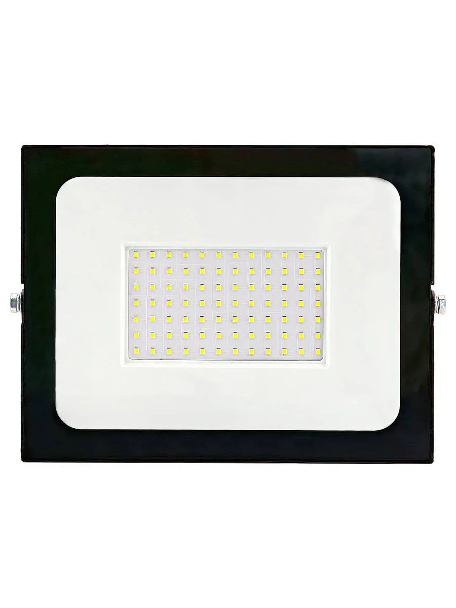 Черный светодиодный прожектор 100Вт IP65 FAD-0010-100