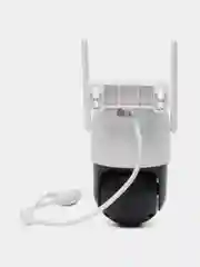 Белый уличная wi fi камера видеонаблюдения видеокамера с двойным объективом для дома. 4MP