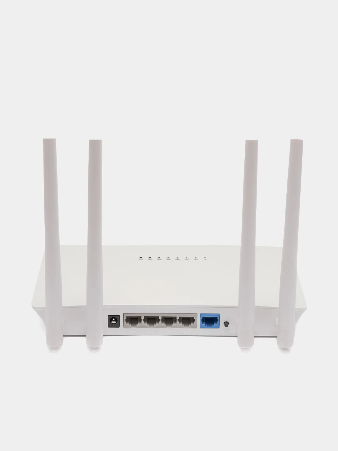 Белый роутер Wi-Fi двухдиапазонный 2,4 ГГц, 5 ГГц  1200 Мбит/с. 4 Антенны