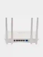 Белый роутер Wi-Fi двухдиапазонный 2,4 ГГц, 5 ГГц  1200 Мбит/с. 4 Антенны