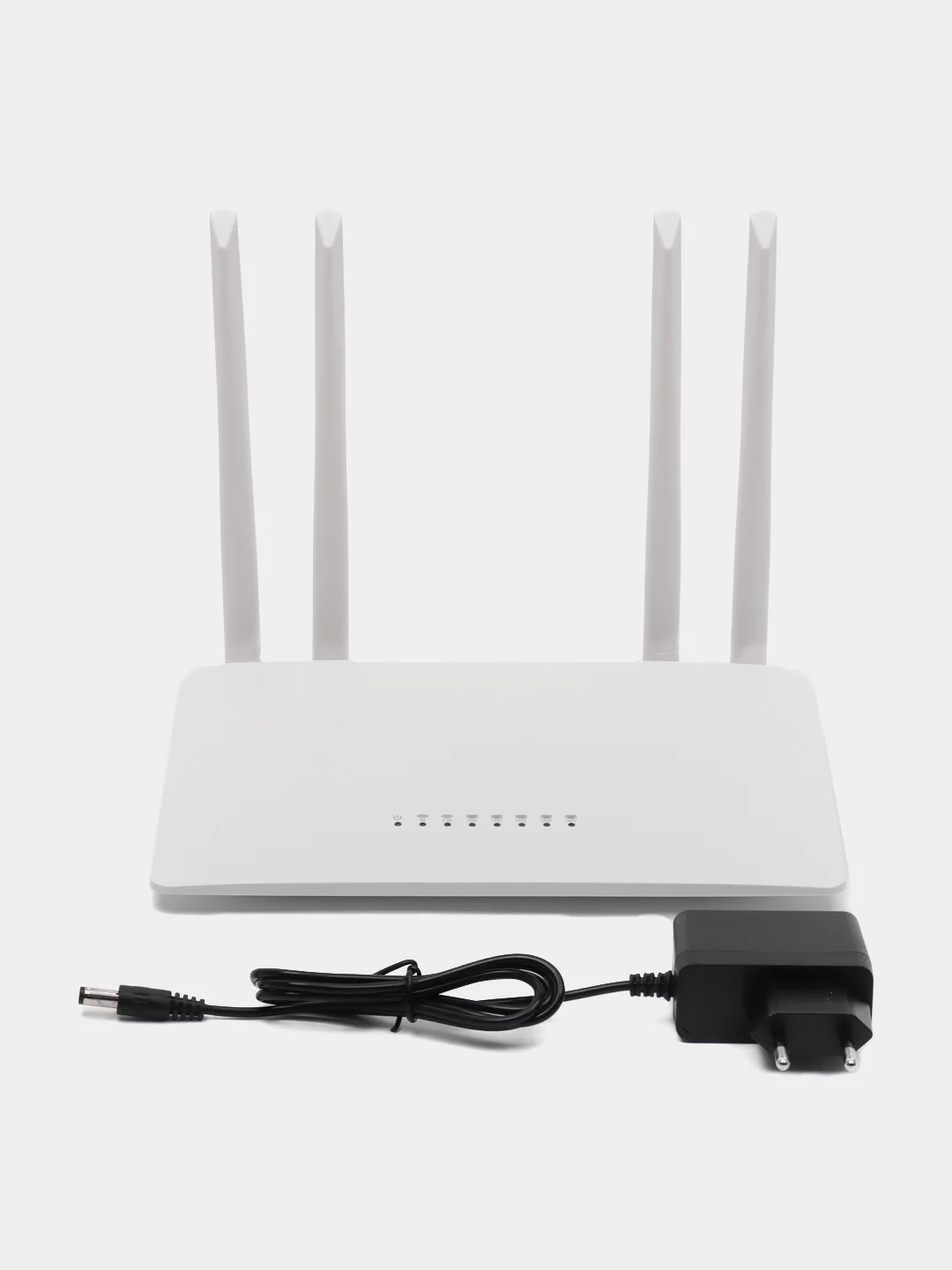 Белый роутер Wi-Fi двухдиапазонный 2,4 ГГц, 5 ГГц  1200 Мбит/с. 4 Антенны
