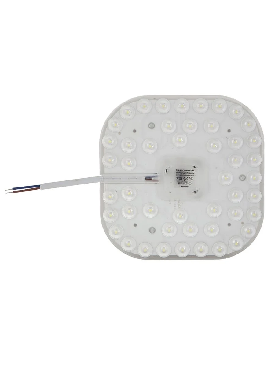 Белый светодиодный модуль GLANZEN 12 Вт 6500К RPD-6500-12-10-MS