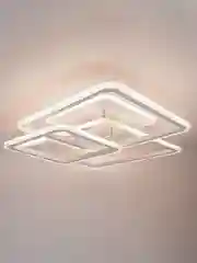 Белый светодиодная диммируемая люстра 3000-6500К 90Вт Glanzen LED-0090-SQUARE-white 35 кв.м 4 р