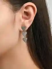 Серьги женские сердечки